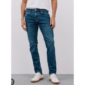 Fat Face UK men’s slim leg medium wash jeans 36x34